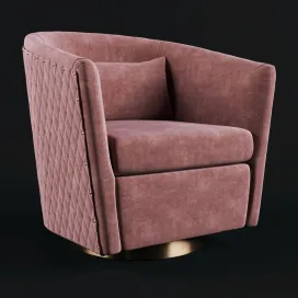 Clara swivel barrel chair